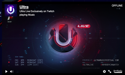 「ULTRA MUSIC FESTIVAL」開催中！現地マイアミから生中継アリ！