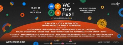 フジロック前週にインドネシア・ジャカルタにて「WE THE FEST 2024」が開催。JOJI、J Balvin、Peggy Gou、XGら出演