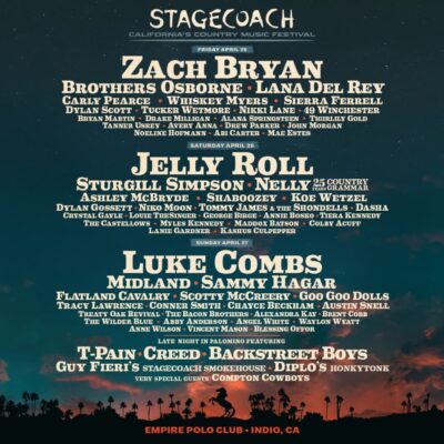 コーチェラ翌週のカントリーフェス「Stagecoach」にラナ・デル・レイ、ネリーら出演決定