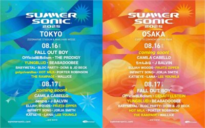 【SUMMER SONIC 2025】サマソニ第3弾発表でGESAFFELSTEIN、YUNGBLUD、LEE YOUNGJIら7組追加。日割りも公開。