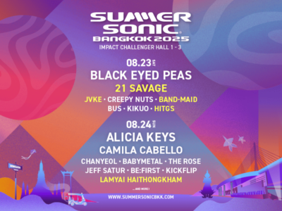 【SUMMER SONIC BANGKOK 2025】サマソニ・バンコク追加発表で、21 SAVAGE、JVKE、BAND-MAIDら追加