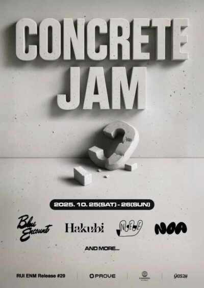 10月韓国でJ-POP・J-ROCK特化フェス「Concrete Jam 2025」初開催決定。BLUE ENCOUNT、乃紫ら4組出演