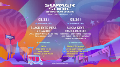 【SUMMER SONIC BANGKOK 2025】サマソニ・バンコク第４弾発表で、NOA、SO-SO、LET ME KNOWら14組追加