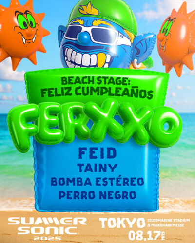 【SUMMER SONIC 2025】 追加アーティスト発表でBOMBA ESTÉREO、TAINY、PERRO NEGROら東京BEACH STAGEに出演決定