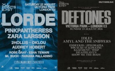 【海外フェス】2026年8月ロンドン「All Points East」の1週目ヘッドライナーにLorde、Deftonesが決定