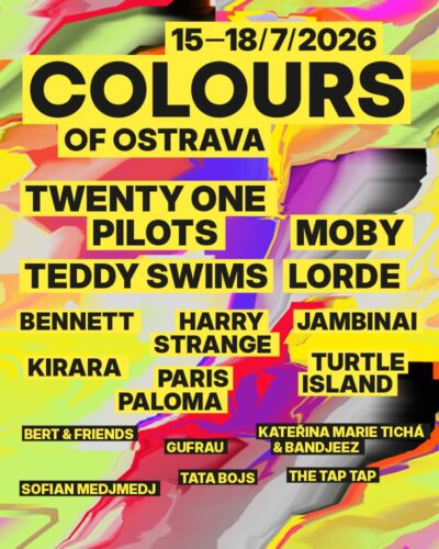 【海外フェス】2026年7月チェコ「Colours of Ostrava」にTwenty One Pilots、Lorde、Turtle Islandら出演