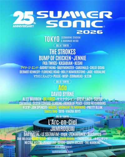 【SUMMER SONIC 2026】サマソニ第4弾発表でAdo、Saucy Dog、BE:FIRSTら8組追加