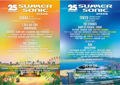 【SUMMER SONIC 2026】サマソニ第6弾発表でHANA、DEAN & TABBER、Xdinary Heroes、YUKIら10組追加