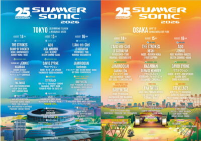 【SUMMER SONIC 2026】サマソニ追加発表でSTUTS、紫 今、Paleduskら15組追加