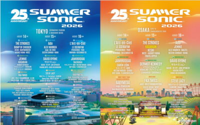 【SUMMER SONIC 2026】サマソニKASABIANがAIR STAGEへ移動。追加発表で阿部真央、のん & the tears of knightら15組追加
