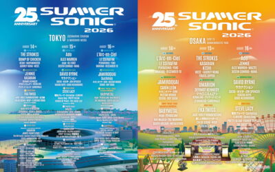 【SUMMER SONIC 2026】サマソニ全出演者決定。タイムテーブルも発表